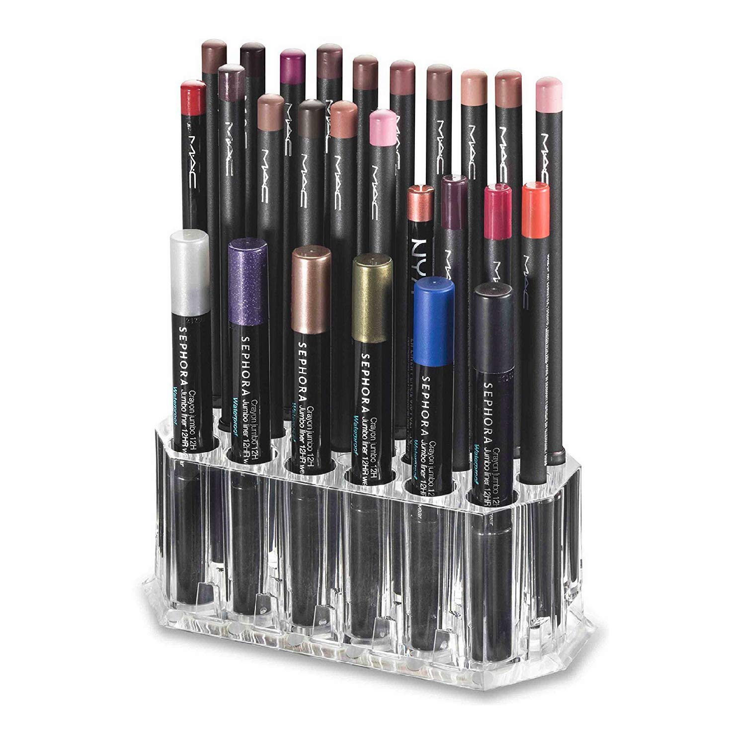 Amazon.co.jp: ColorfylCoco コスメ収納 大容量 メイクペンシル ペン