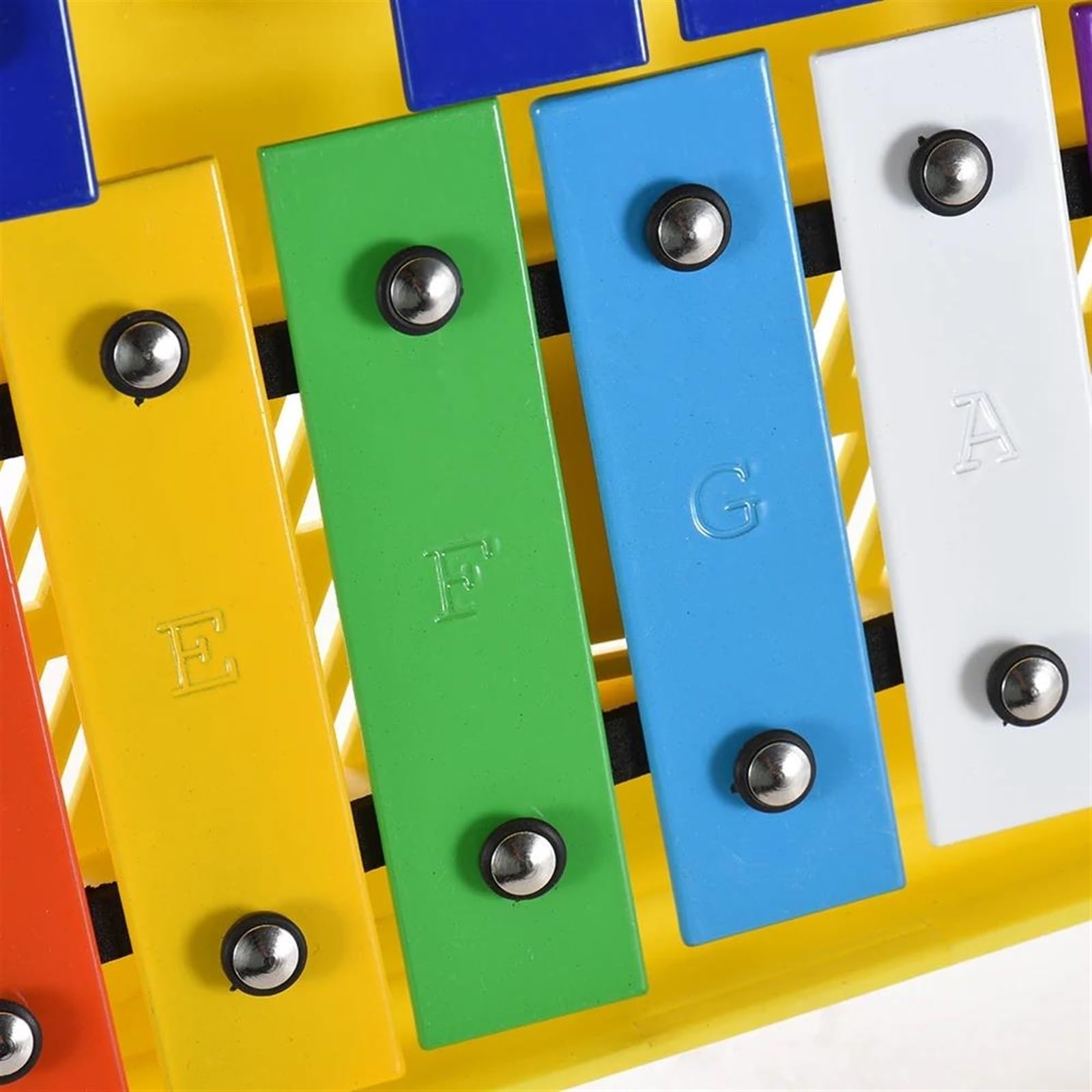 Ksylofon Kolorowe 25 Nut Glockenspiel Ksylofon Instrument Perkusyjny Rytm Instrument Muzyczny Z 2 Młotkami Futerał Do Przenoszenia