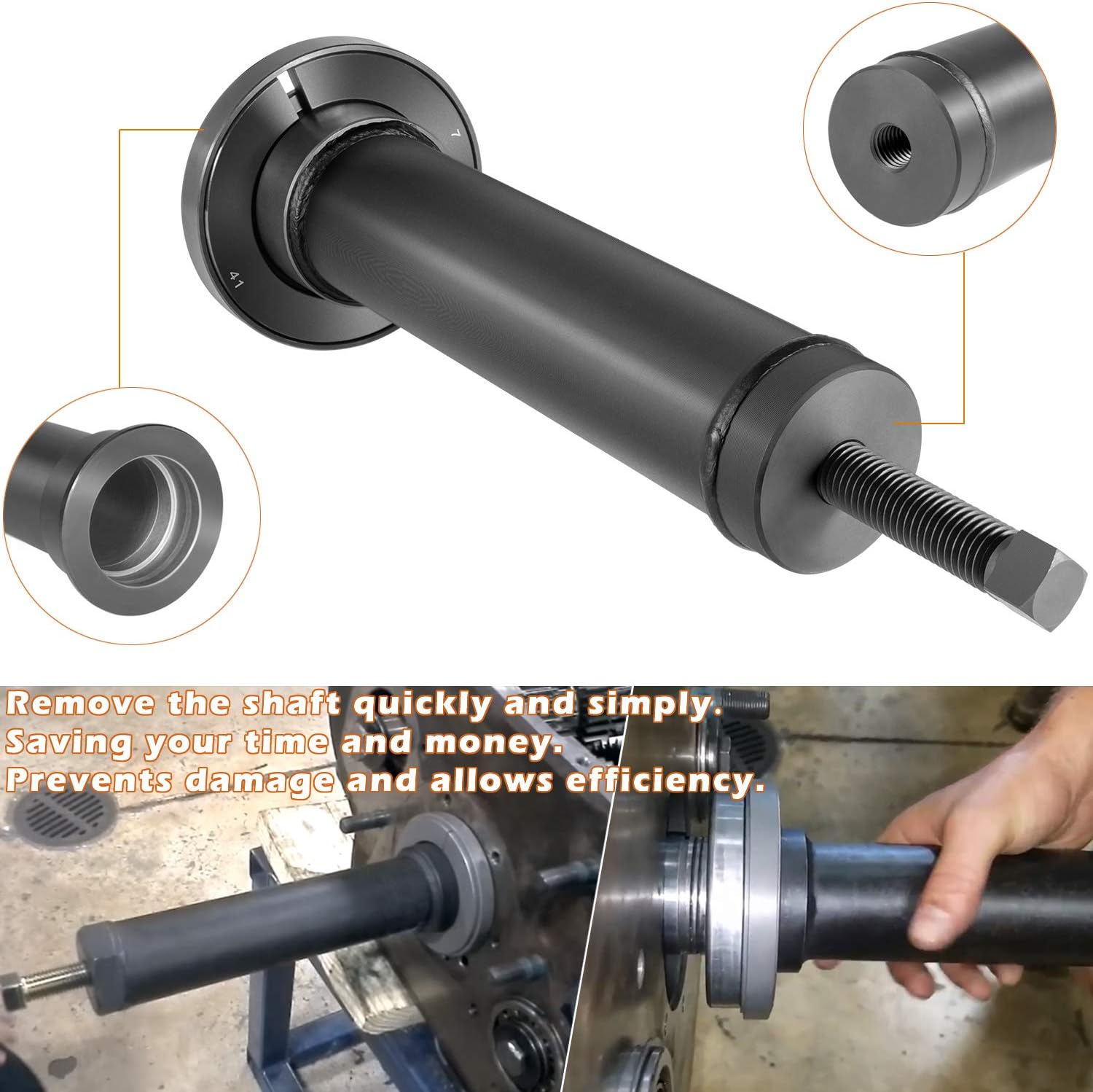 Yoursme for Eaton Fuller Input Shaft Bearing Puller Tool for 1 3/4″ & 2