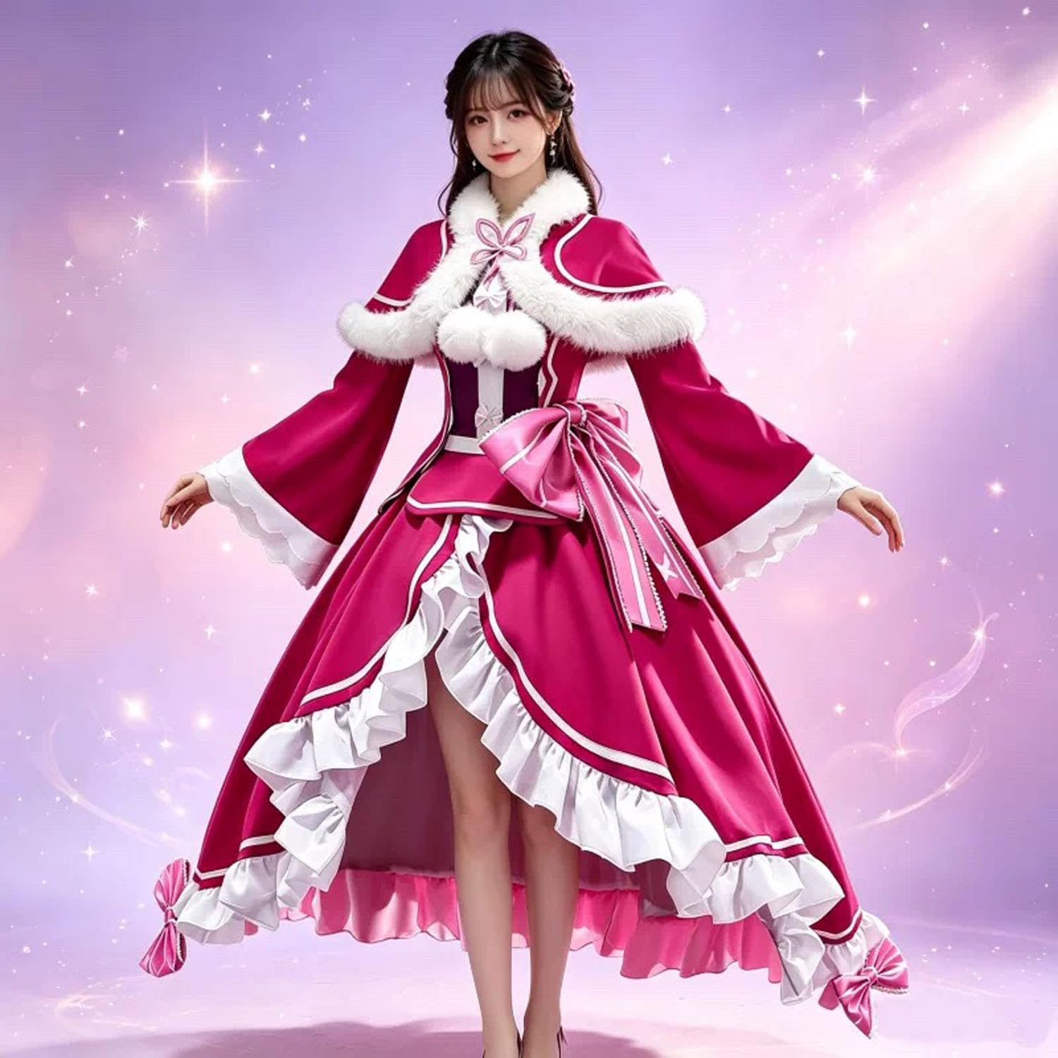 Anime Personaggio Beatrice Cosplay Costume Vestito per Donne
