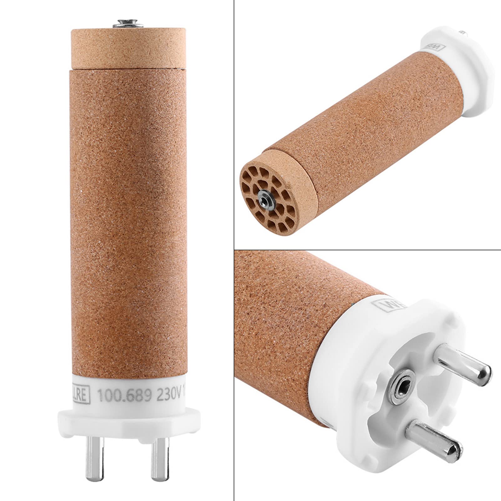 Elemento Calefactor de 230 V 1550 W, Cerámica de Alta Temperatura con Alambre de Resistencia de Aleación, para Pistola Soldadora de Plástico de Aire Caliente TRIAC S Trabajos de