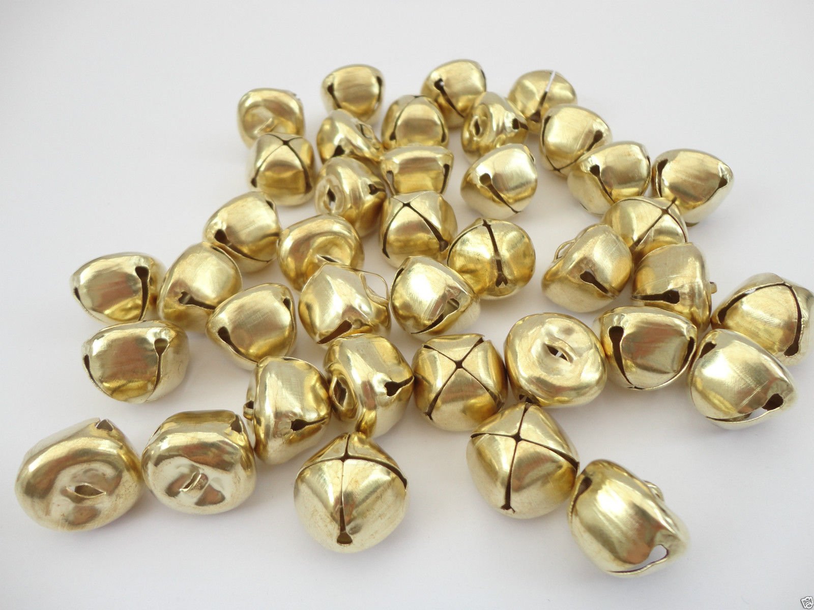 20mm Gold Jingle Bells - 50 Pack