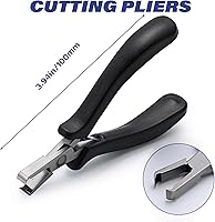 Vista 3 de Kit profesional de herramientas de reparación de vidrios para gafas sin montura Herramientas de reparación para ajustar gafas brazos, marco