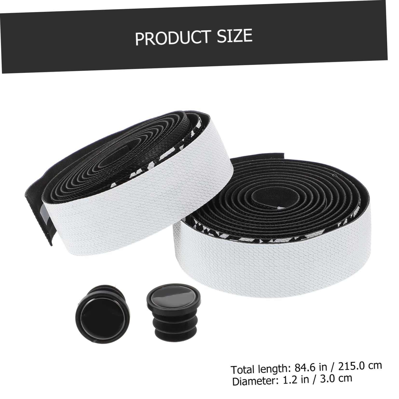 Abaodam 1Set Bike Handlebar Tape Nonslip Cycling Grip Wraps for Bicycles Gradient Color Comfortable Breathable Easy to Install for Road Mountain Bikes