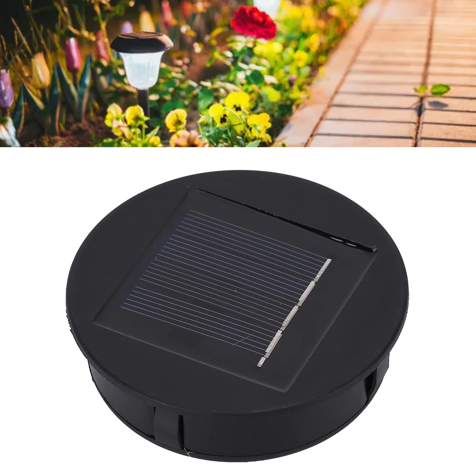 Hyuduo Solar Lantern Replacement Top Waterproof & Weather-Resistant Cover for Outdoor Solar Lights Garden, Patio - Image 4