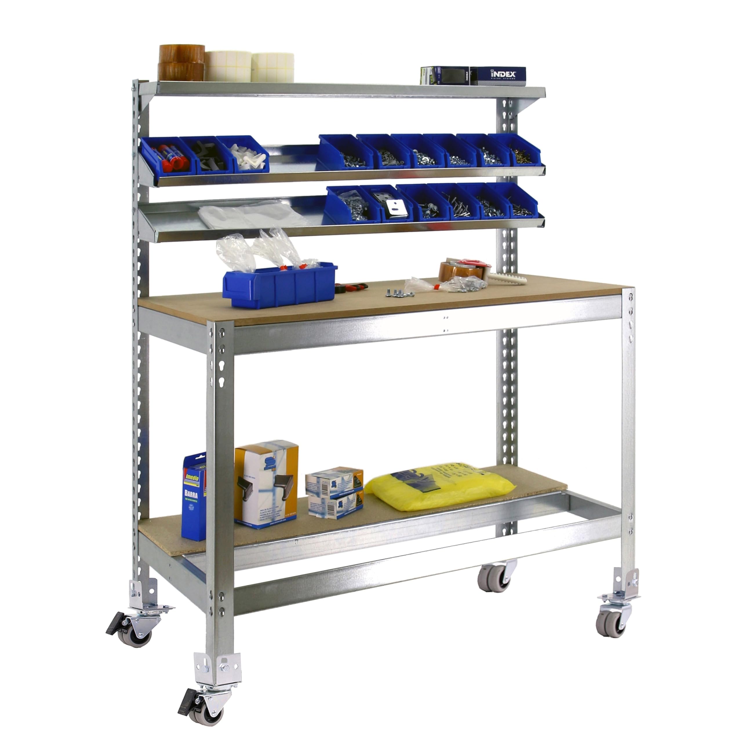 Simon Rack Banco de Trabajo Taller con Ruedas 910x610 mm - BT1