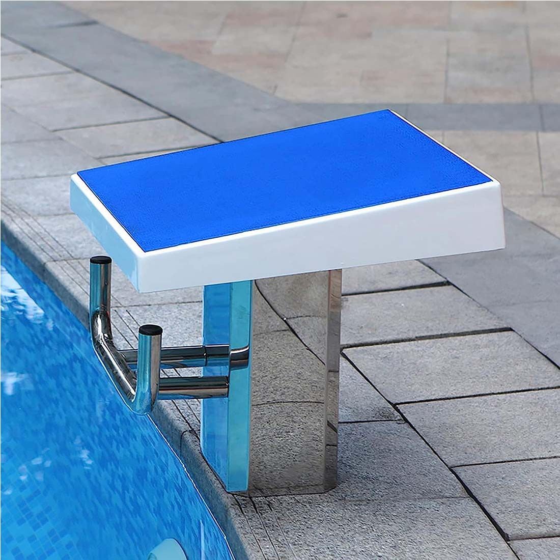 Professionelle Pool-Sprungbretter, rutschfeste Sprungplattform für Schwimmbäder mit Basis aus Edelstahl 304 für Wettkämpfe