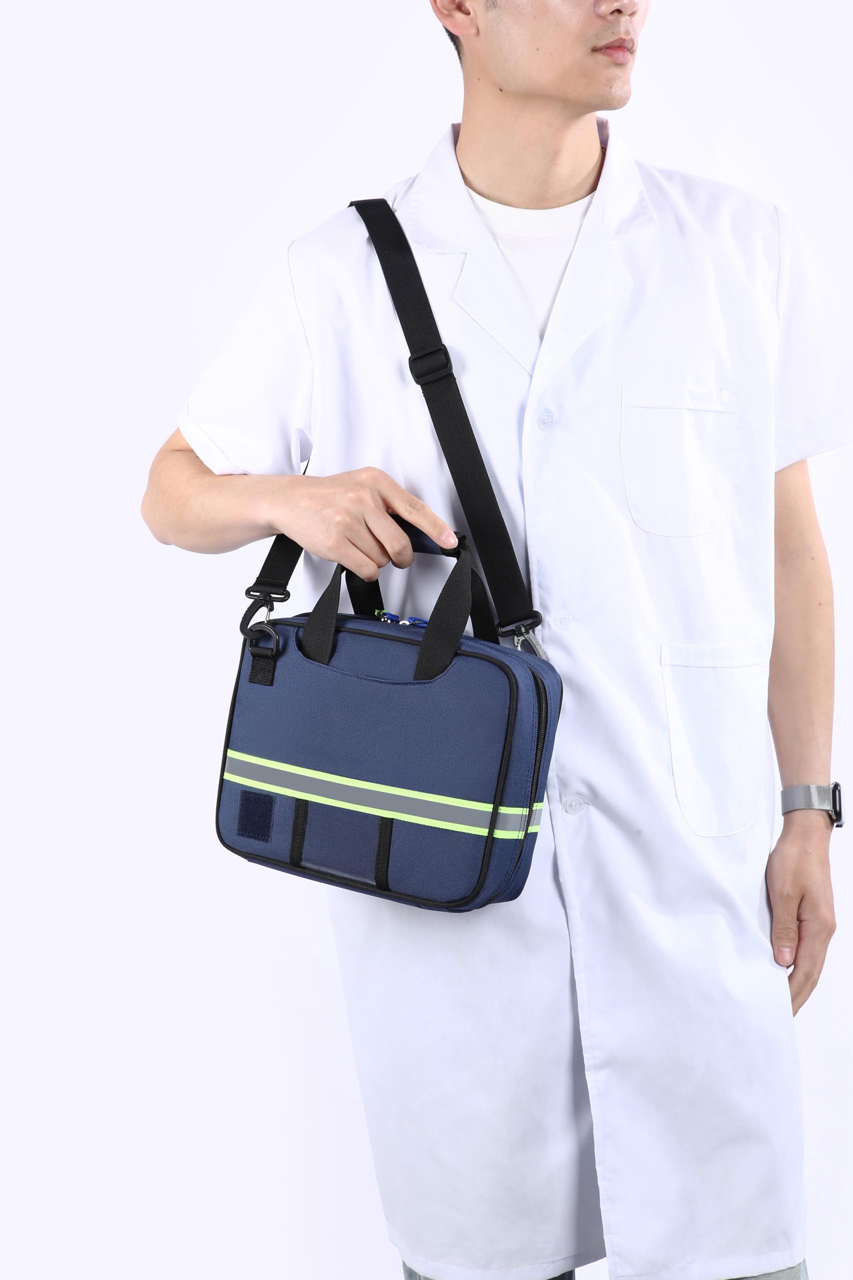 Kit de trauma médico de emergencia, bolsa aislante refrigerada impermeable, bolsa de primeros auxilios para el hogar, coche, camping, viajes, senderismo, deportes y emergencias al aire libre