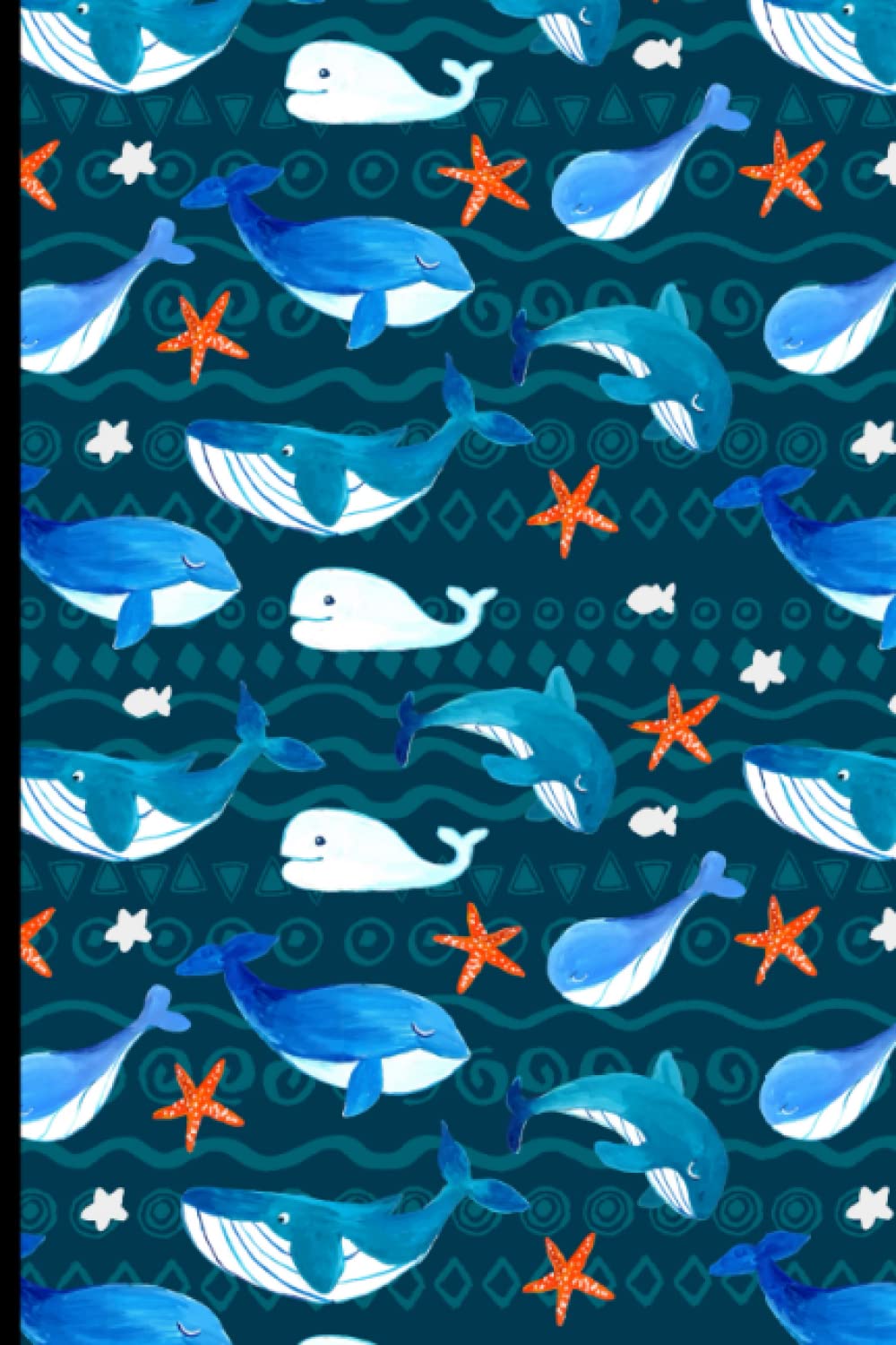 Blue Whales Notebook: Whale Composition Notebook Wide Ruled - Beluga - Orca - Sea Life Animals