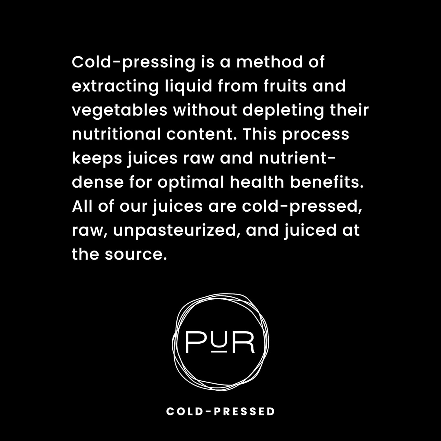 PUR Cold-Pressed Juice – 7-Day Signature Juice Cleanse – Natural Reset Supports Wellness, Digestion & Energy – Greens, Celery Kick, Blue Chia, Sunny Citrus & Raw Red – 42 Bottles