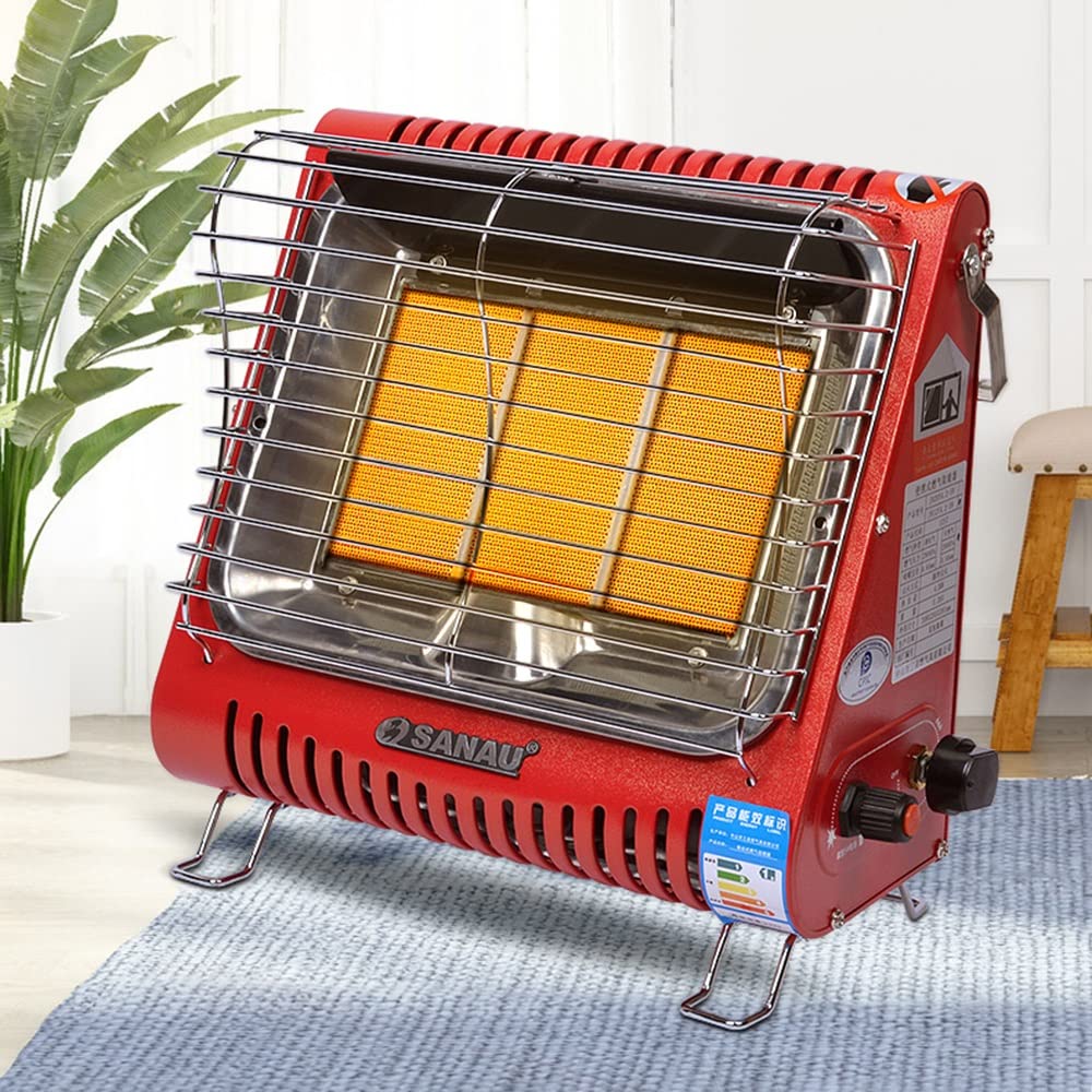 Riscaldatore A Gas, Portatile Stufetta A Gas Butano Stufa A Gas per Esterni, per Campeggio di Pesca Passeggiate (Size : Natural Gas)