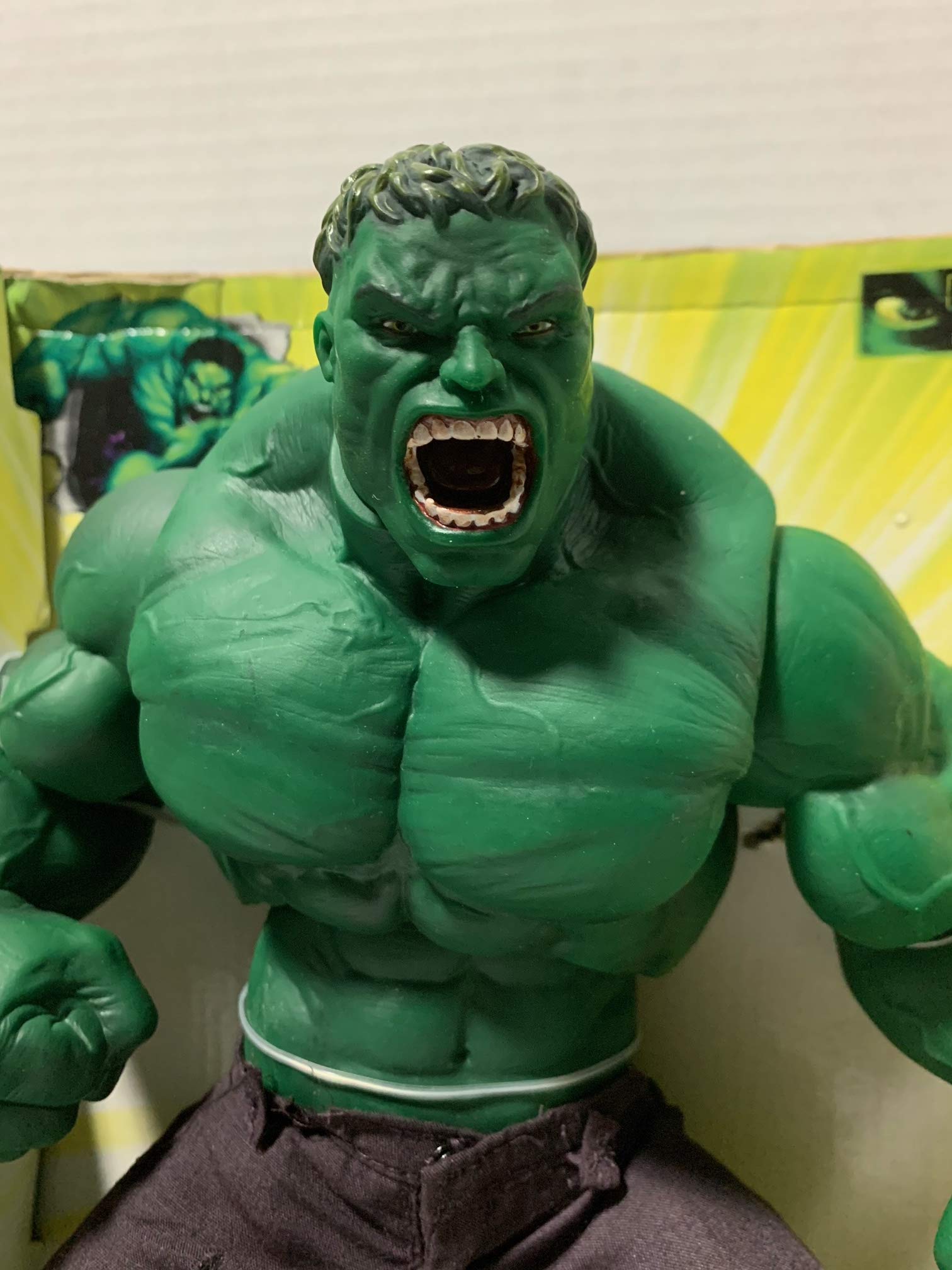 Hulk 2003 Movie Battle Action Hulk Toybiz 70513 NEW WORKS SIGNED A. Lee, E. Bana - UK