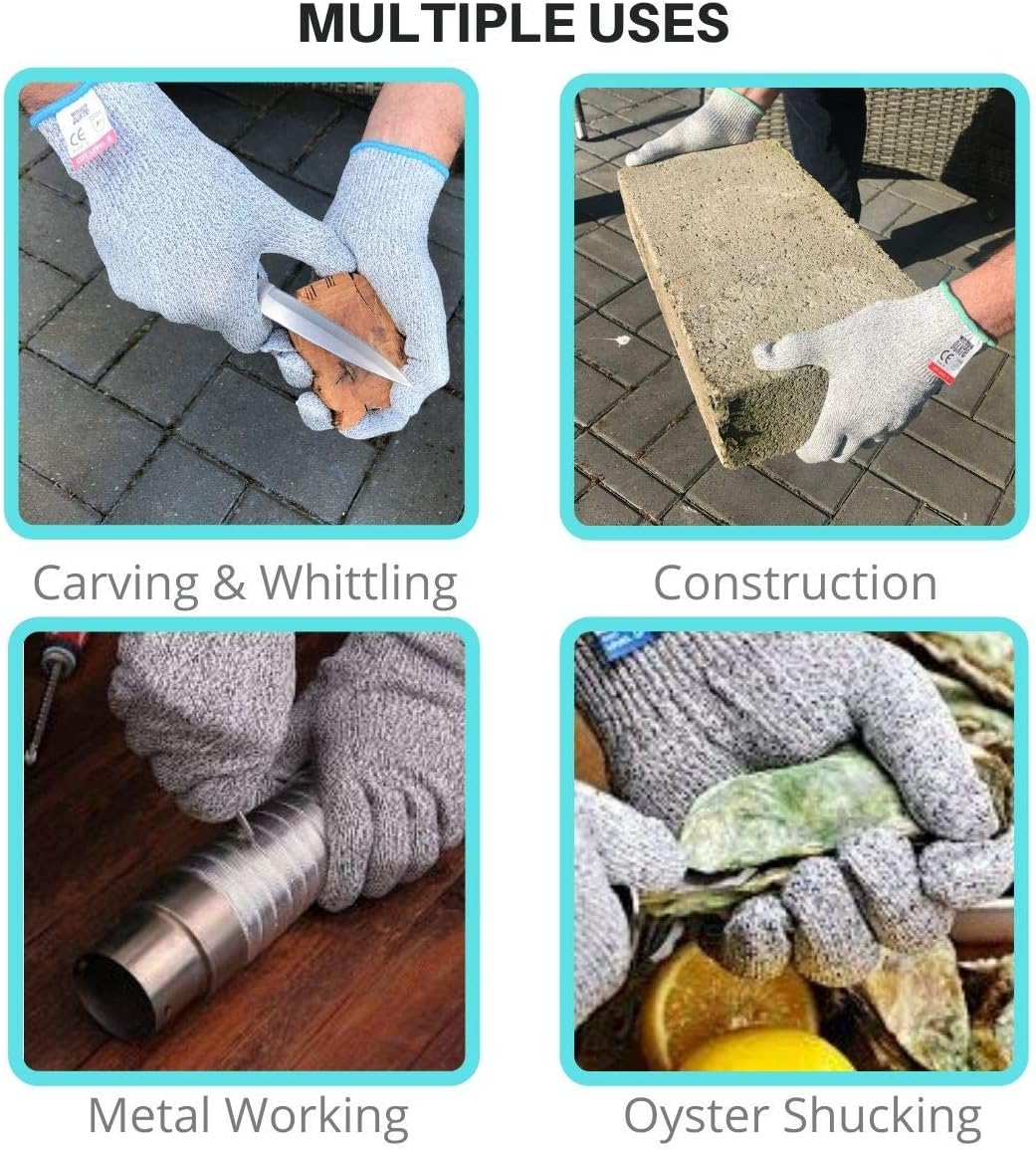 Whistling Dixie Cut Resistant Gloves Level 5 Protection,EN 388