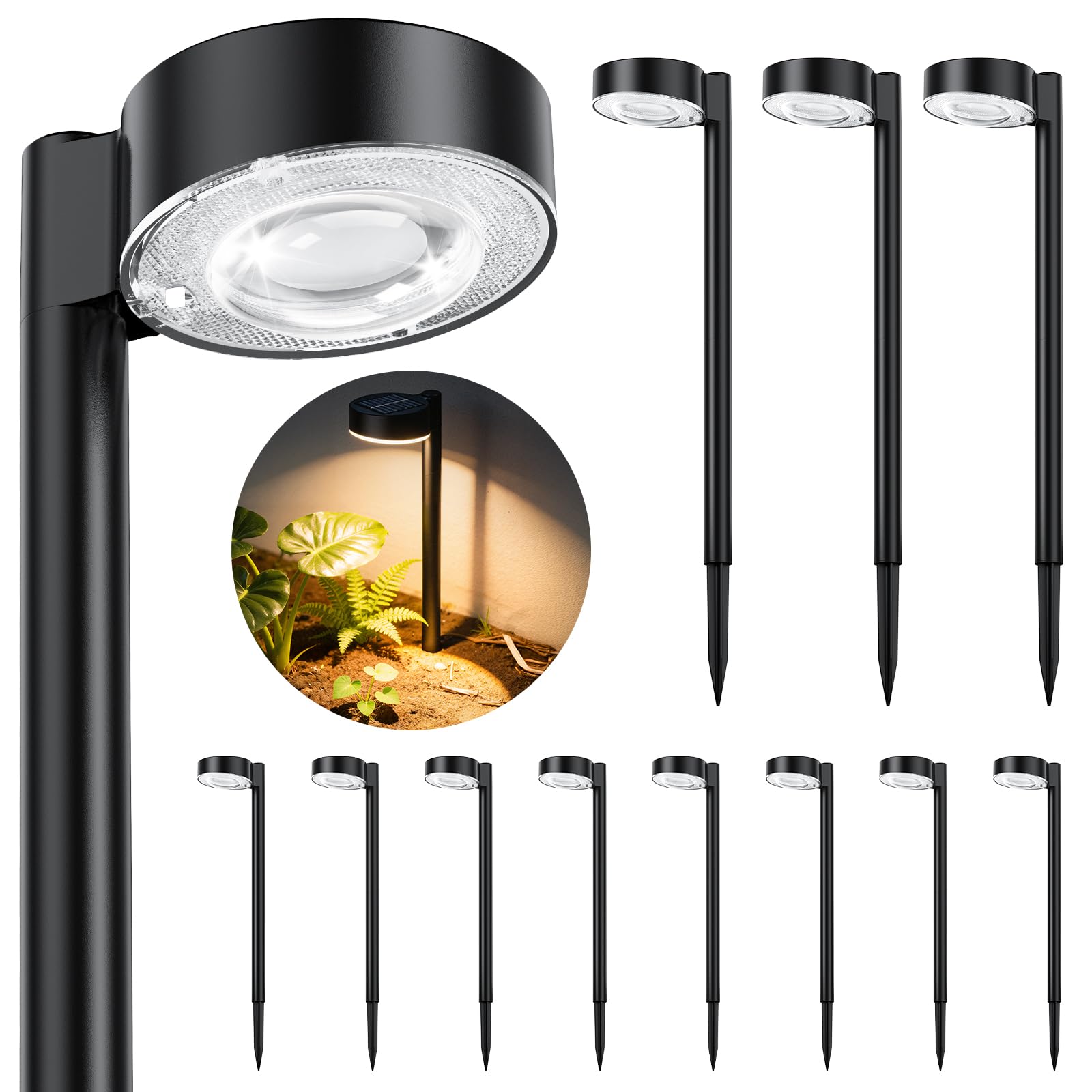 ELECLINK 12-Pack Walkway Lights