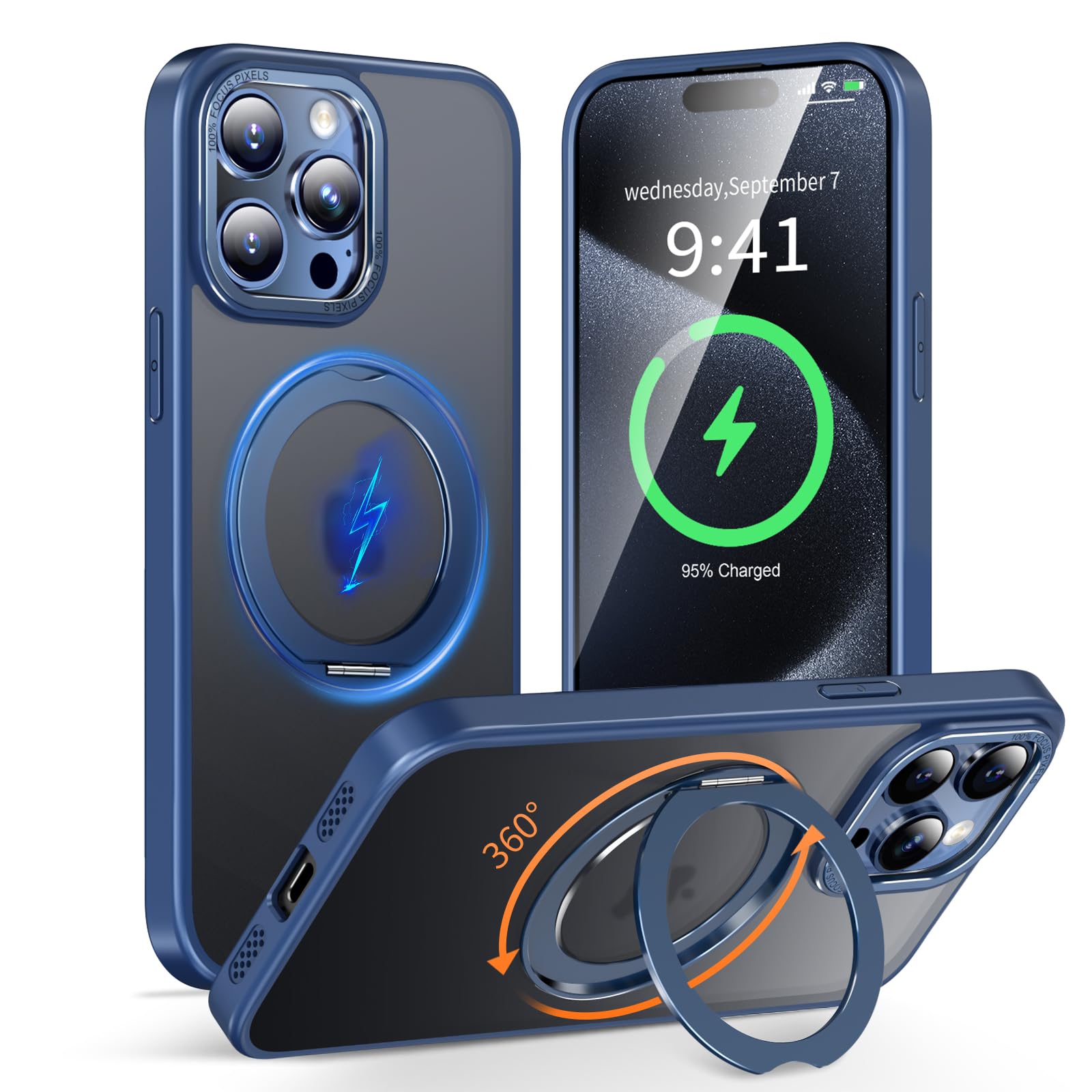 Amazon.co.jp: KWATUNG 互換品 iphone 15 pro 用 ケース magsafe対応