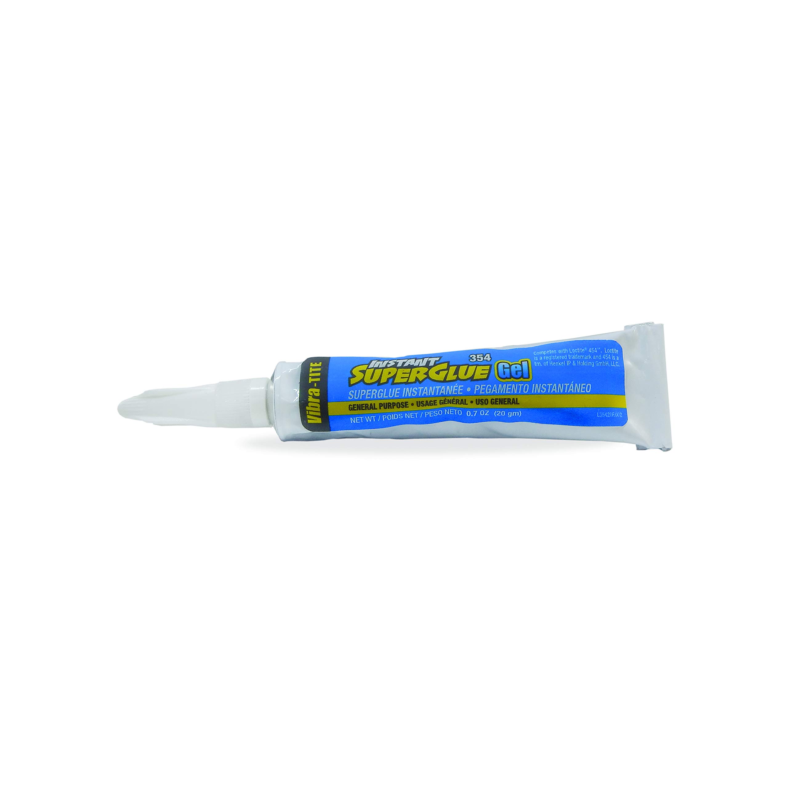 Vibra-TITE 354 Surface Insensitive Superglue: Gel - 20 gm tube