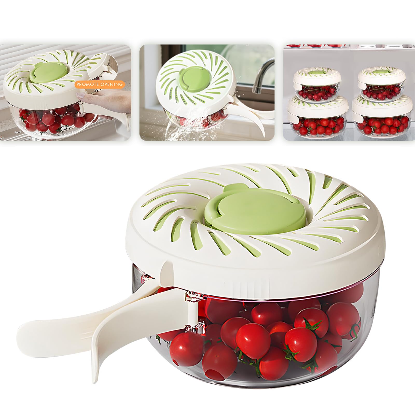 Amazon.com: Upgraded Fruit Washing Bowl with Strainer,BPA-Free