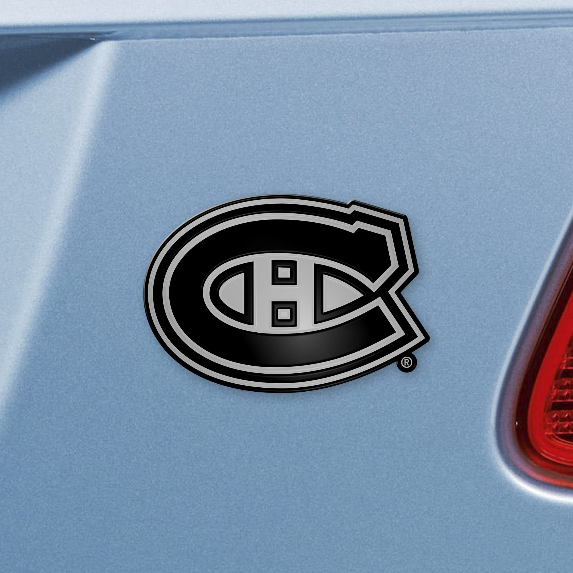FANMATS Unisex-Erwachsene Chrome Emblem NHL Edmonton Öler