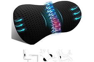 Lumbar Support Pillow: Ergonomic Lumbar Pillow for Pain Relief by CMFY
