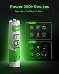 EBL AAA Rechargeable Batteries(28-Counts) Pre-Charged High Capacity 1.2V 1100mAh Ni-MH Rechargeable Battery(Battery Case Included)