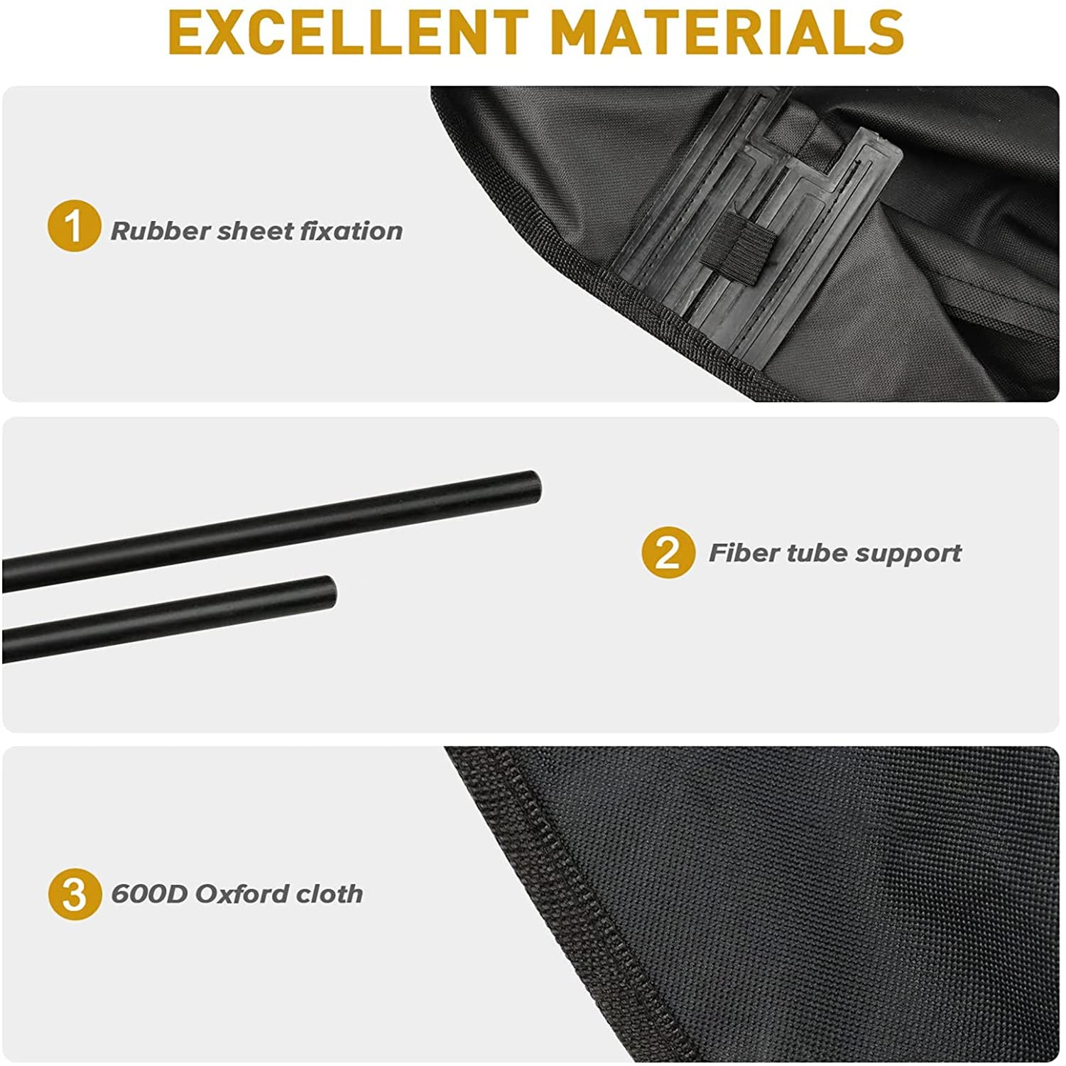 Toldo plegable para carrito – Accesorio de techo portátil para carritos plegables – Protección UV y diseño impermeable para uso en exteriores