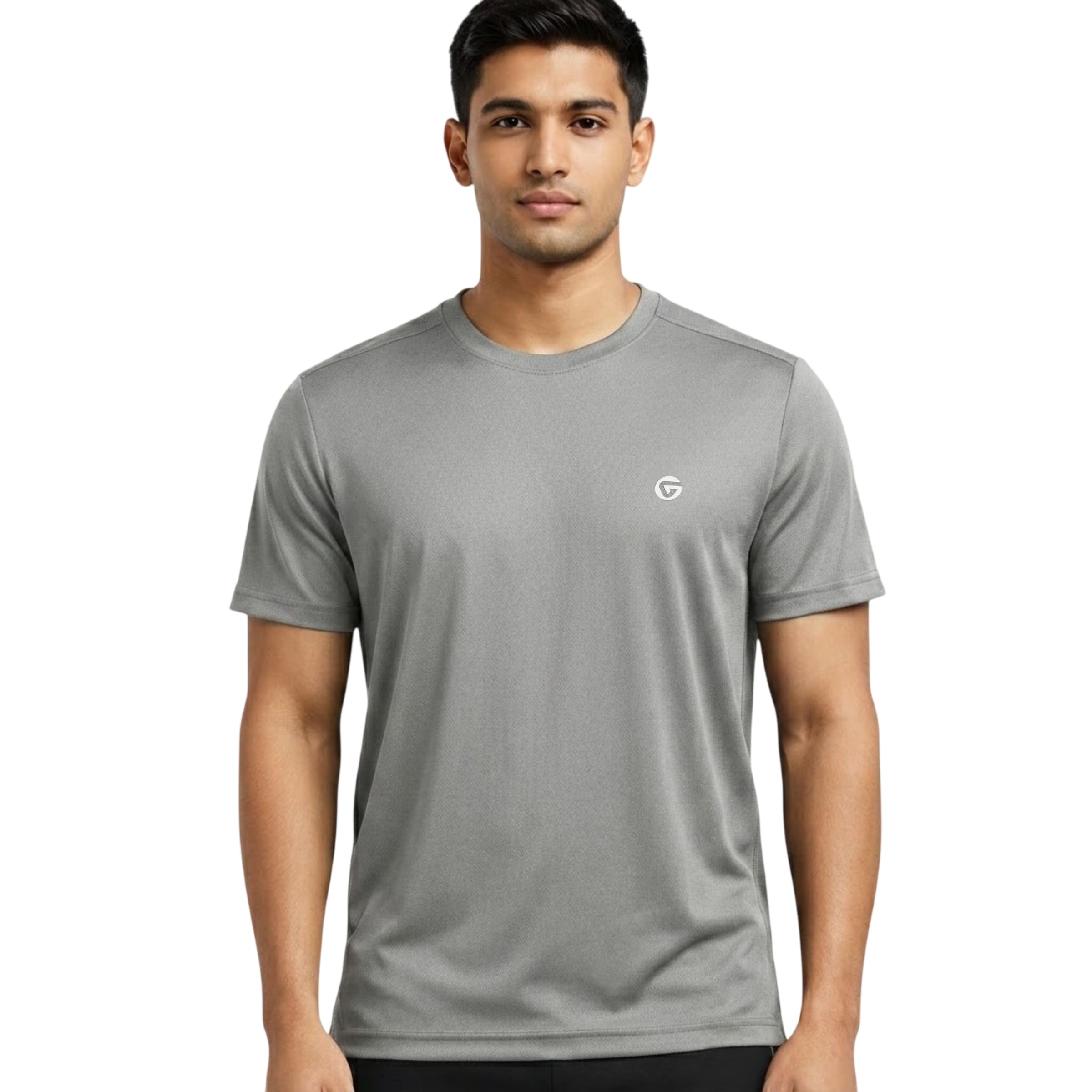 gloster Men’s Striped Sports T-Shirt | Polyester Lycra Blend | Lightweight Gym & Workout T-Shirt | Regular Fit Round Neck Activewear for Men & Boys-picture-43
