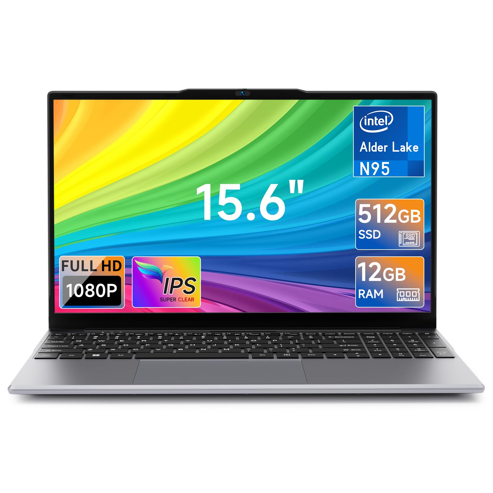 bmax notebook 15.6 laptop con 16gb ddr4 e 512gb ssd per gaming e lavoro con win11