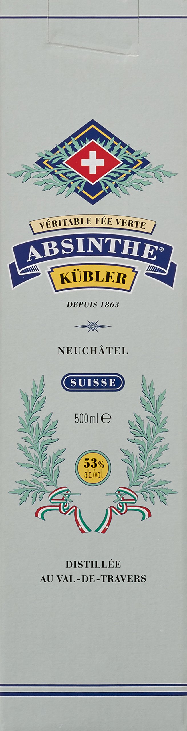 Kübler Absinthe + GB 53% Vol. 0,5 l
