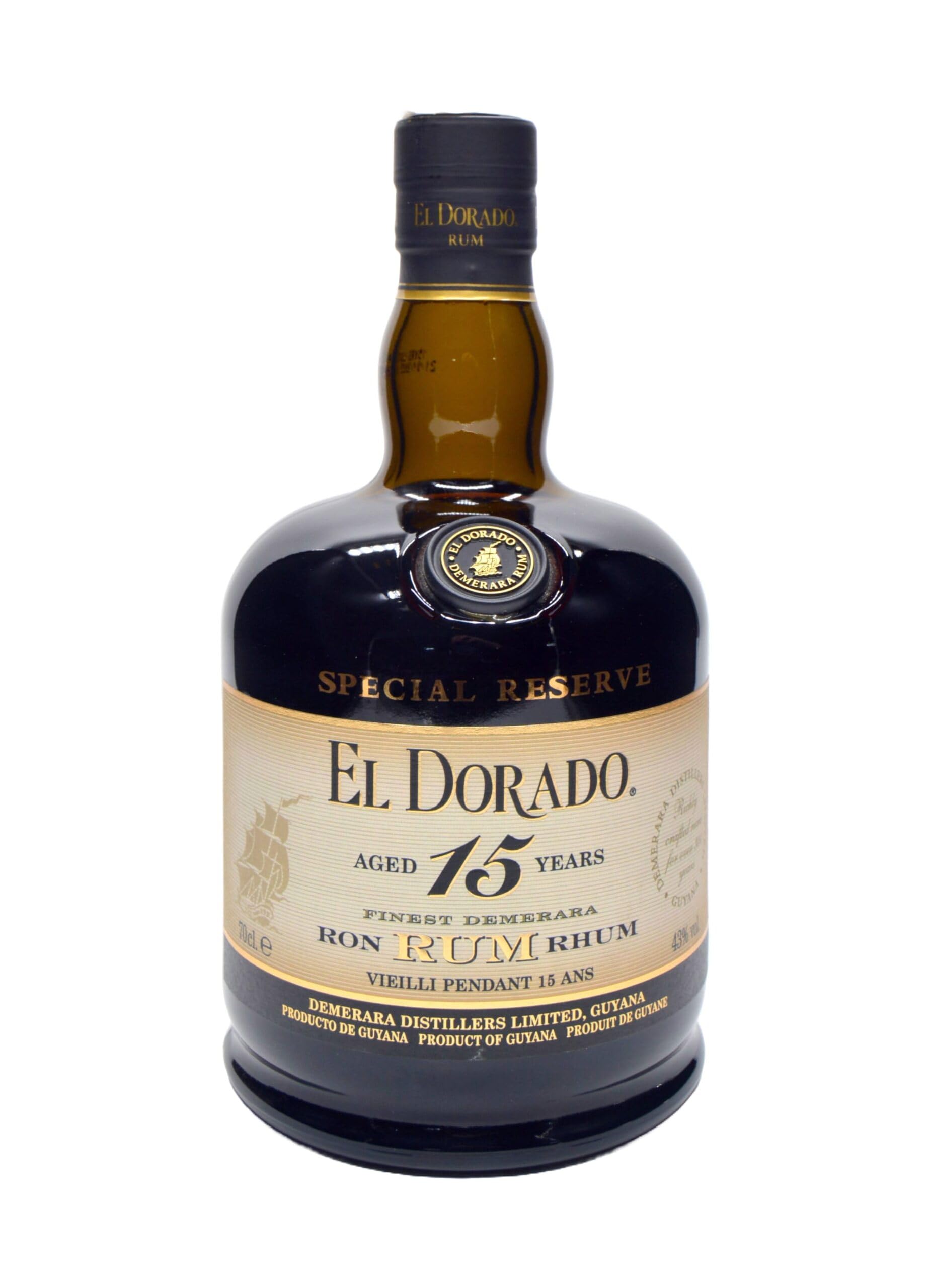 El Dorado 15 Years Old Finest Demerara Rum Special Reserve 43% Vol. 0,7l Giftbox