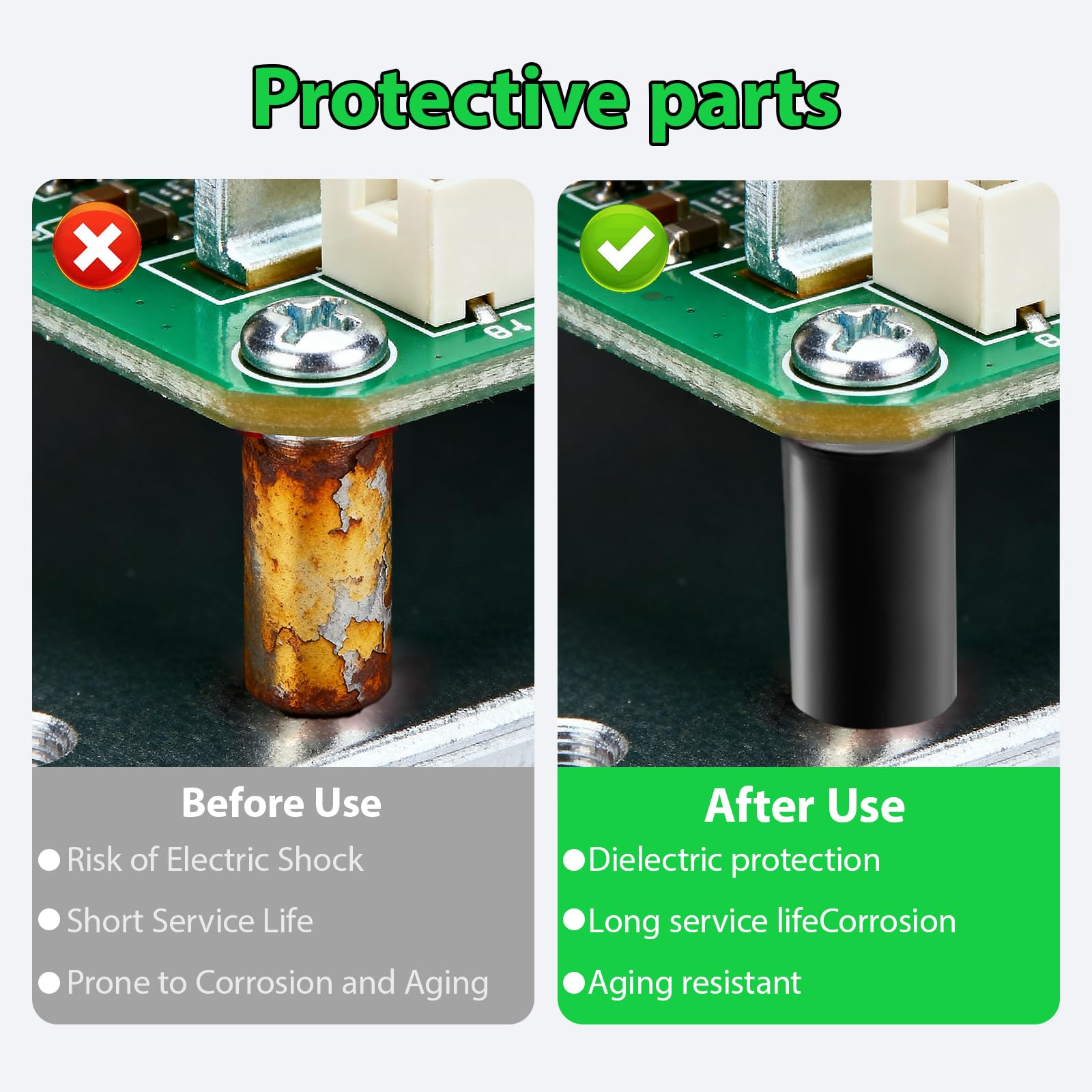 CONNECTION 90 Pezzi M6 M8 Rotondo Distanziatori Kit Assortito di ABS Plastica Distanziatori Rotondi Distanziali Isolanti Rondelle Distanziali in Plastica per Viti Prese Elettriche Macchinari (Nero)