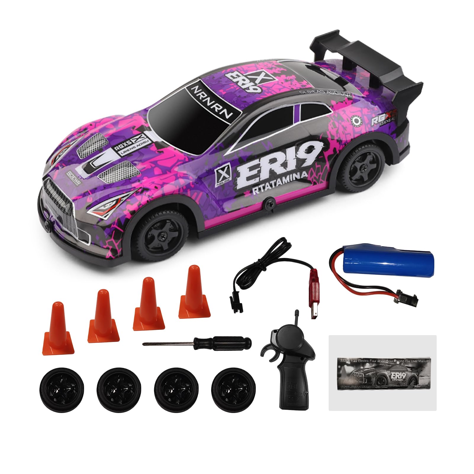 ホビーラジコン WLtoys Across Amazon.com: GoolRC WLtoys 22206 RC Drift Car, 1:22 Scale Remote