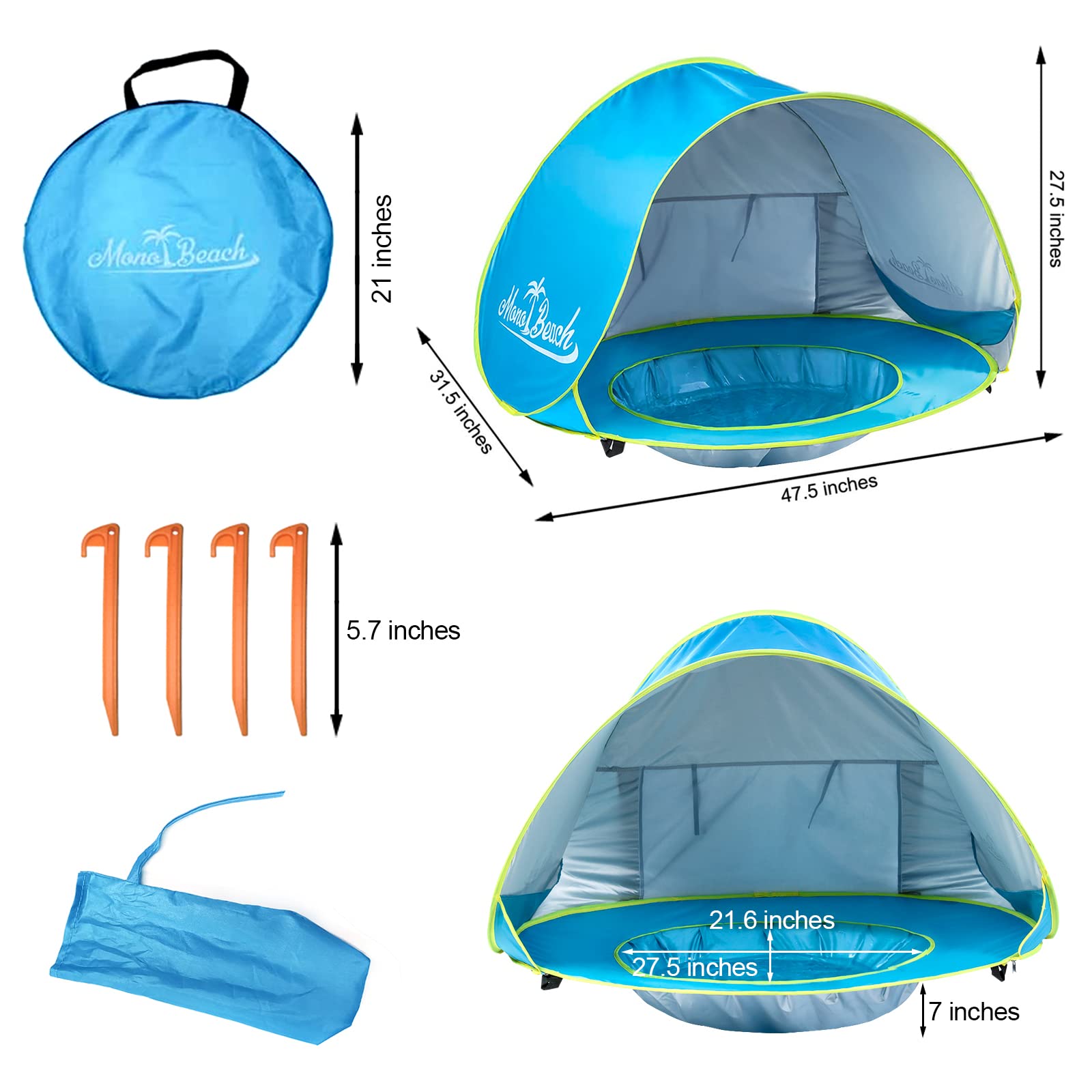 Baby beach sun shade Clearance