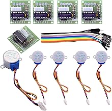 ELEGOO 5 Sets 28BYJ-48 ULN2003 5V Stepper Motor + ULN2003 Motor Control Board