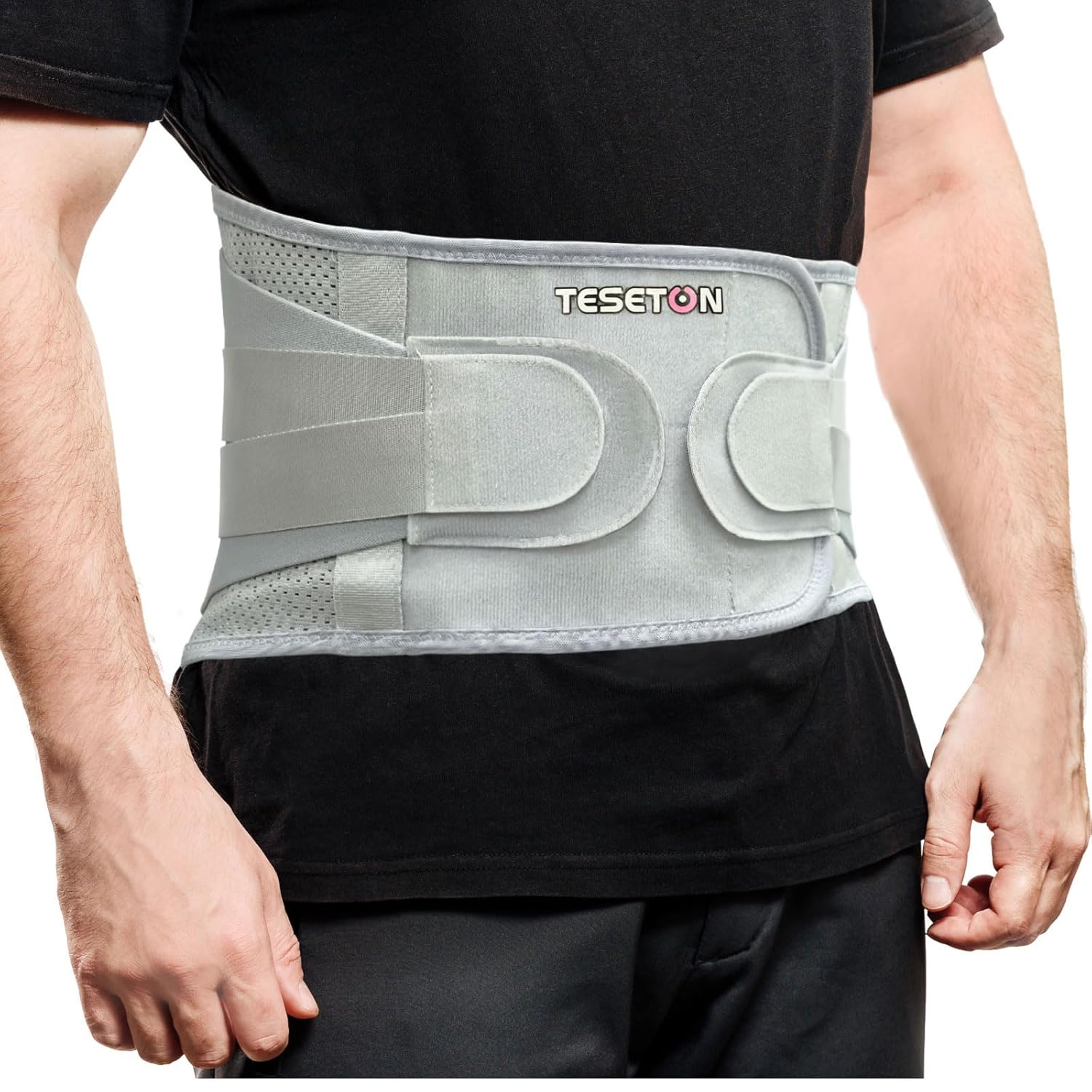 Back Brace for Lower Back Pain Men Women,Lumbar Support Belt with 3-Layer Adjustable Straps,Breathable Mesh for Herniated Disc,Sciatica,Scoliosis WT05-L - Image 8