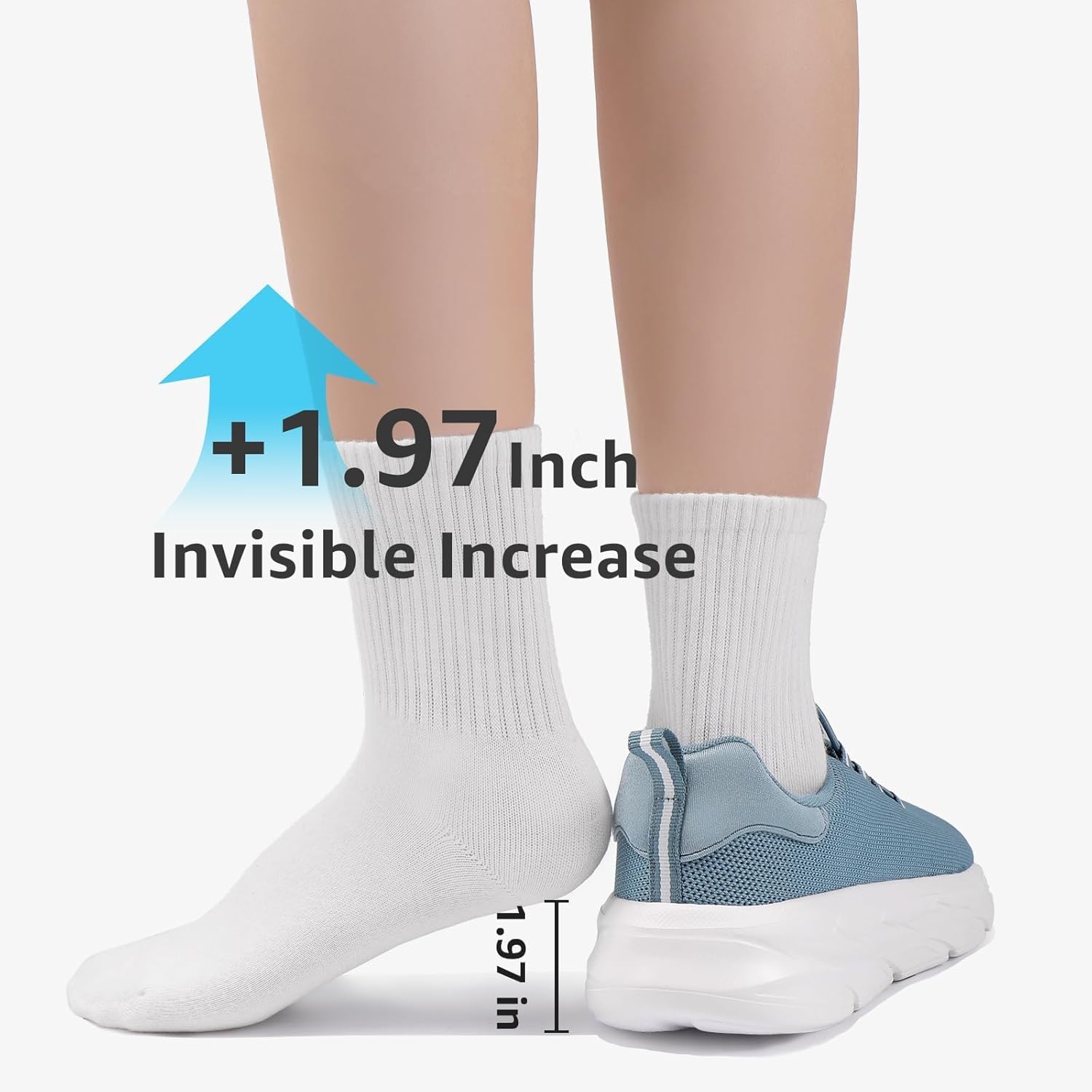 STQ Slip on Sneakers Women Orthopedic Walking Shoes for Plantar Fasciitis Relief Cushioned Sole Arch Support Breathable Non Slip Tennis Athletic Gym Workout Comfort Memory Foam Fashion Sneaker - Image 6