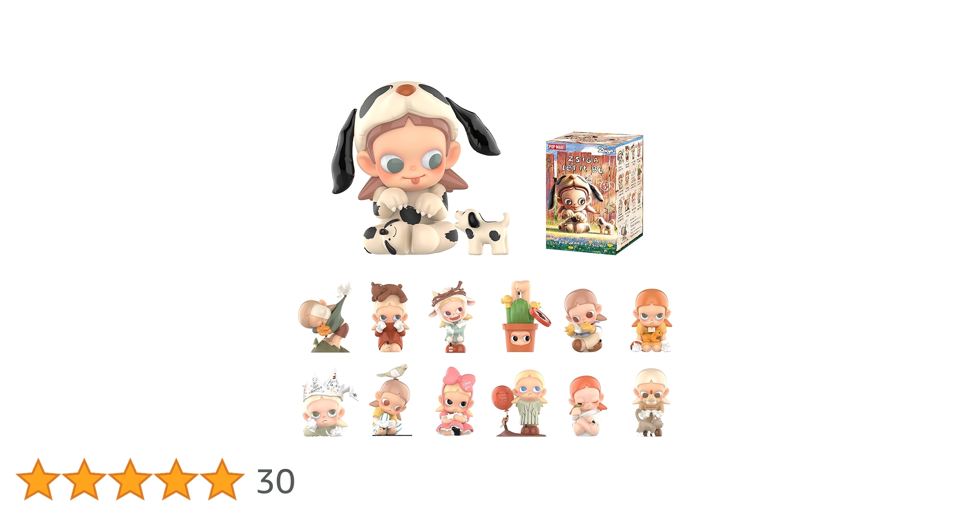 Amazon.co.jp: POP MART Zsiga Let It Be シリーズフィギュア