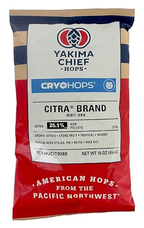 Hobby Homebrew CRYO HOPS CITRA 1 Pound LupuLN2 Concentrated Hop Pellets