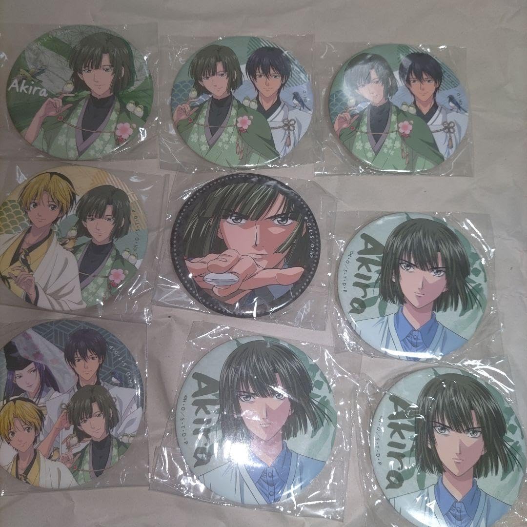 塔矢アキラ　花鳥風月　ドリーム　缶バッジ　4点セット Amazon | ヒカルの碁 ドリーム缶バッジくじ あたりつき 塔矢