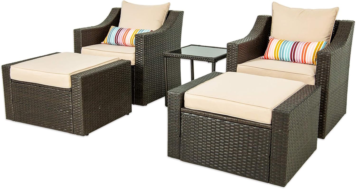 Buy Yusing 5 Piece Outdoor Patio Conversation Set Buy Yusing 5 Piece Outdoor Patio Conversation Set
