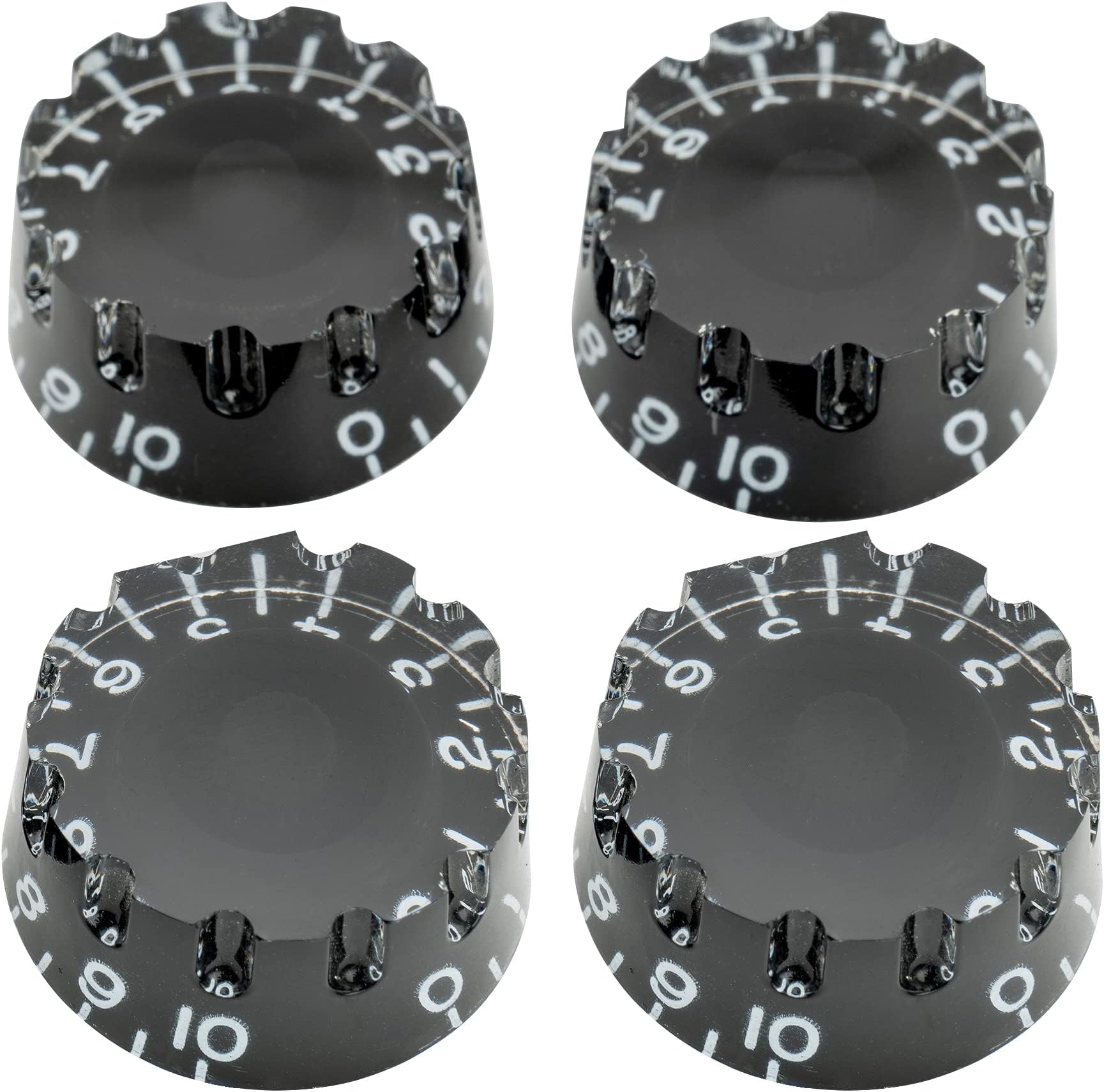 Musiclily Pro Inch Size Guitar Knurled Speed Knobs for USA