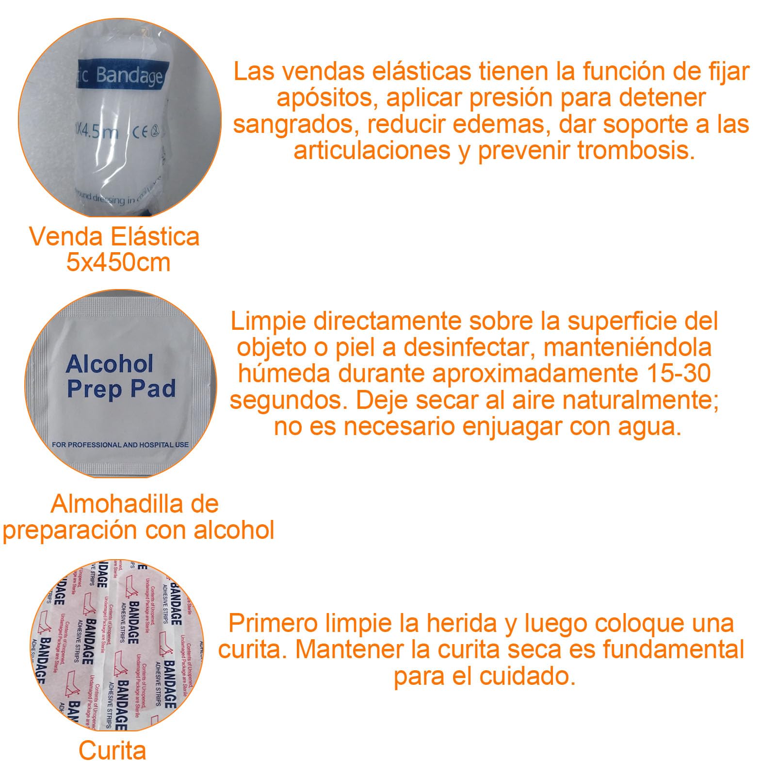 Botiquín de Primeros Auxilios 80 Piezas Mini Kit para Coche Moto Viaje Hogar