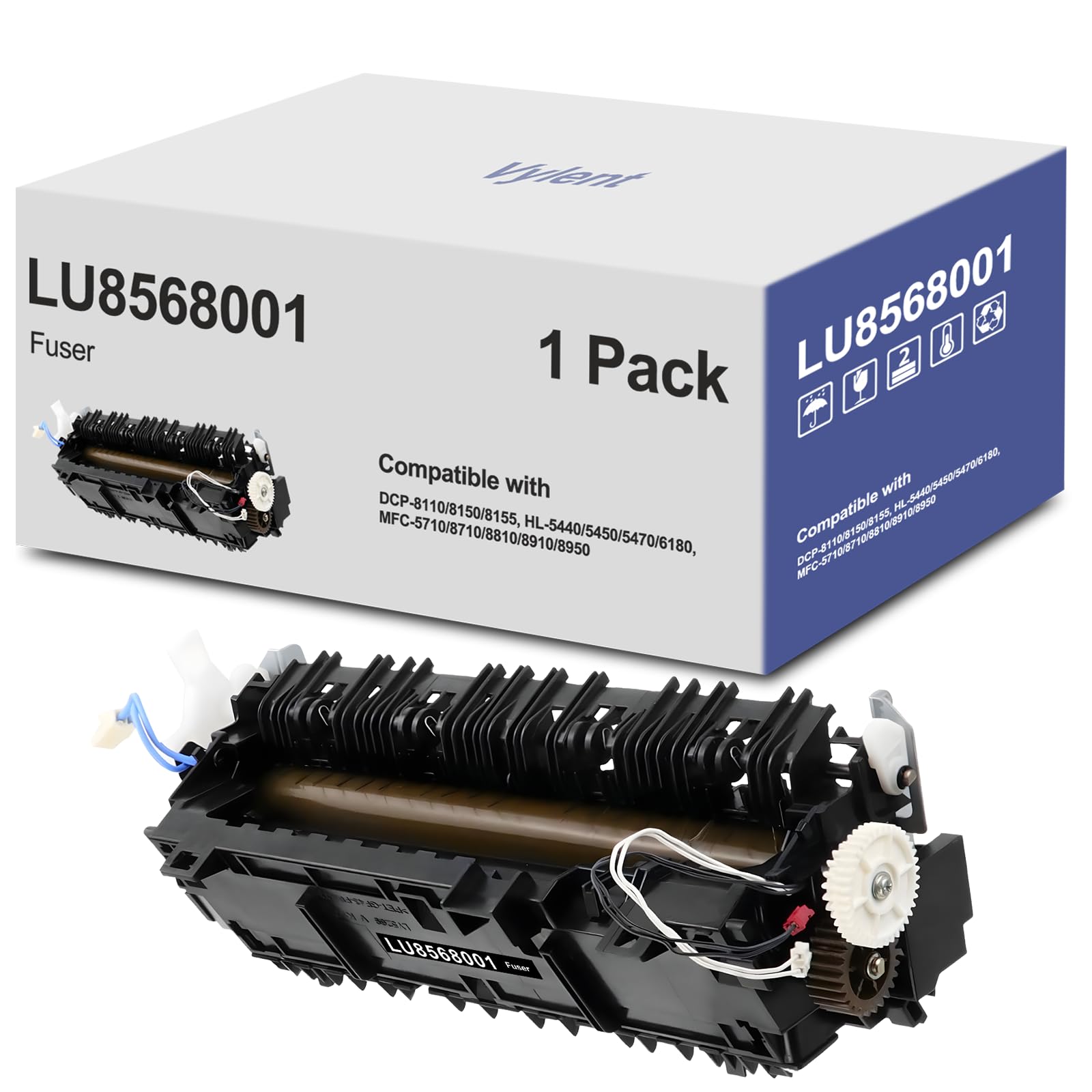 LU8568001 Fuser Unit Replacement for Brother HL-5440 HL-5450 HL-5470 HL-6180 MFC-8510 MFC-8710 MFC-8810 MFC-8910 MFC-8950 Series Printers (40,000 Pages)