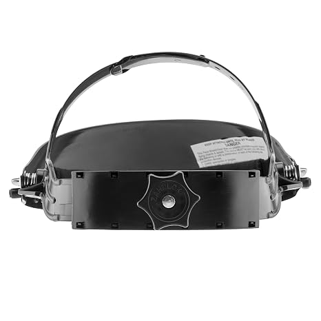 Model K Headgear with Ratchet Suspension, Fits 12 In. to 15.5 In. Face Shields, Black