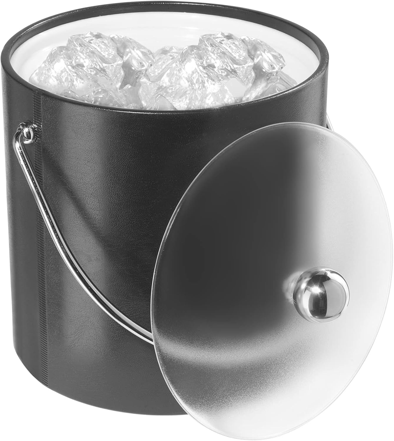 Oggi Ice Bucket, 3 Quart, Black