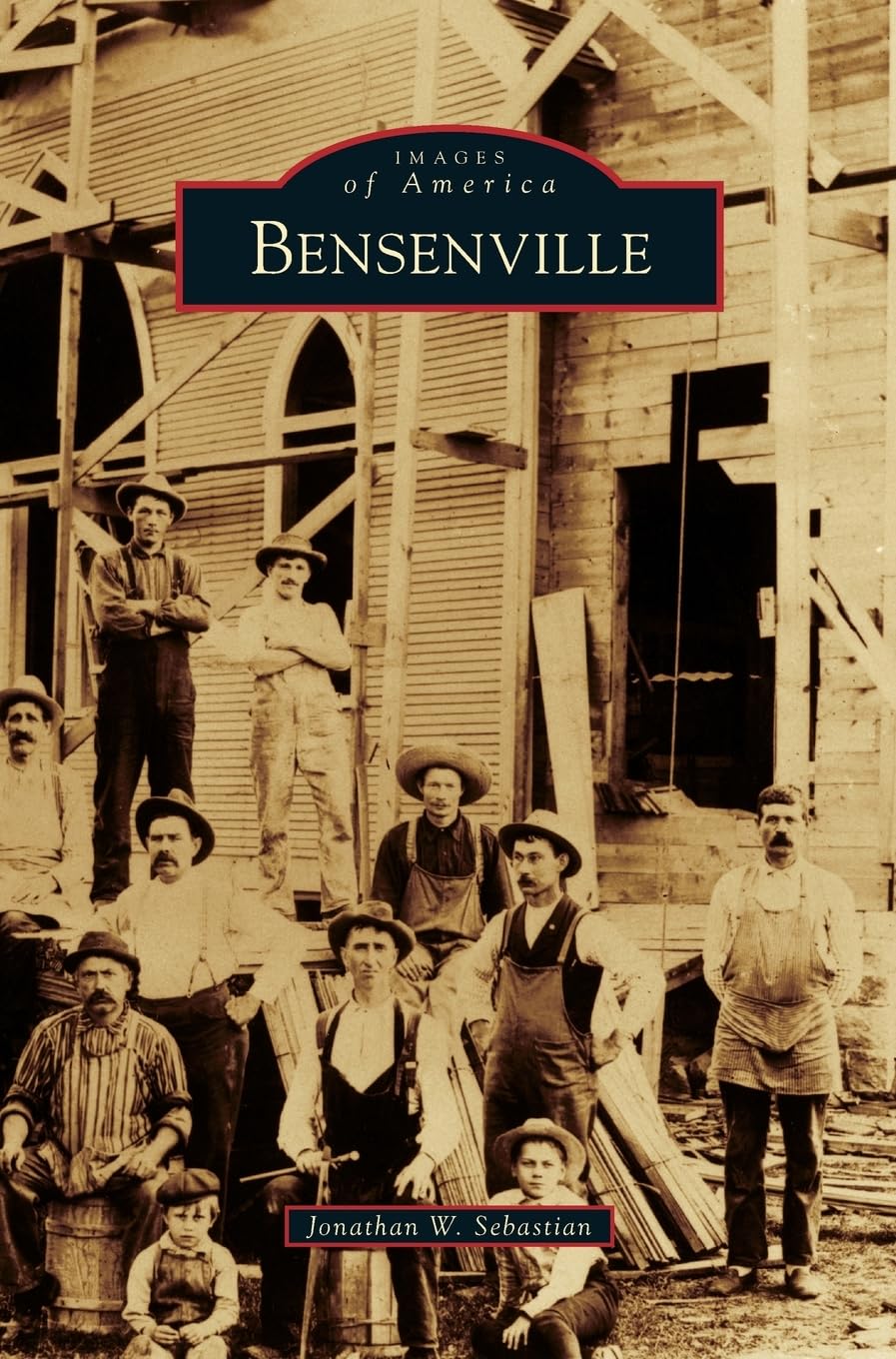 Bensenville buffet en chêne et détails en métal noir industriel