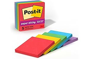 Post-it Super Sticky Notes: Unleash Vibrant Primary Colors for Enhanced Note-Taking