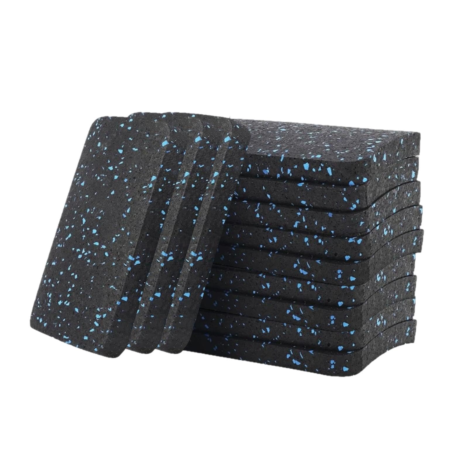 Alfombrilla Antivibración para Cinta de Correr, Antideslizante, para Proteger El Suelo, Ideal para Remo Y Entrenamiento en Casa, 12 Piezas
