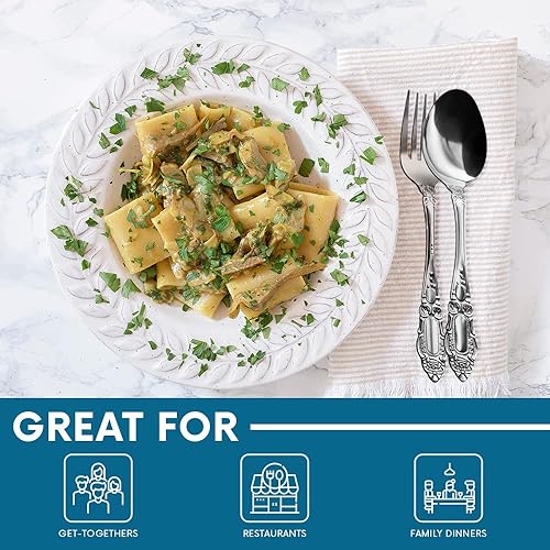 Miniatura 6 de Tenedores de mesa, tenedores de mesa de acero inoxidable, cubiertos (juego de 12) (tenedores)