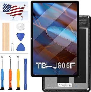 Screen Replacement for Lenovo TAB P11 / P11 Plus TB-J606 LCD Screen TB-J606F Display TB-J606N TB-J606L 11inch LCD Display Touch Screen Digitizer Assembly Repair Kit Black with Frame