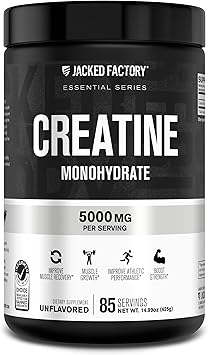 49% off: Jacked Factory Creatine Monohydrate Powder 425g - 5g Daily Creatine Supplement for Men and Women, …